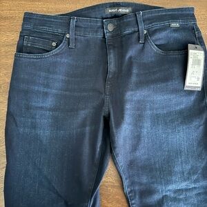 NWT Mavi Men's Midnight Blue Slim Straight (Jake) Jeans 33x32
